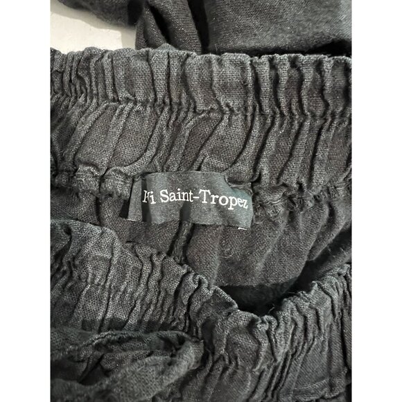 Kiwi Saint Tropez Wide Leg Pants in Black - Picture 5 of 5